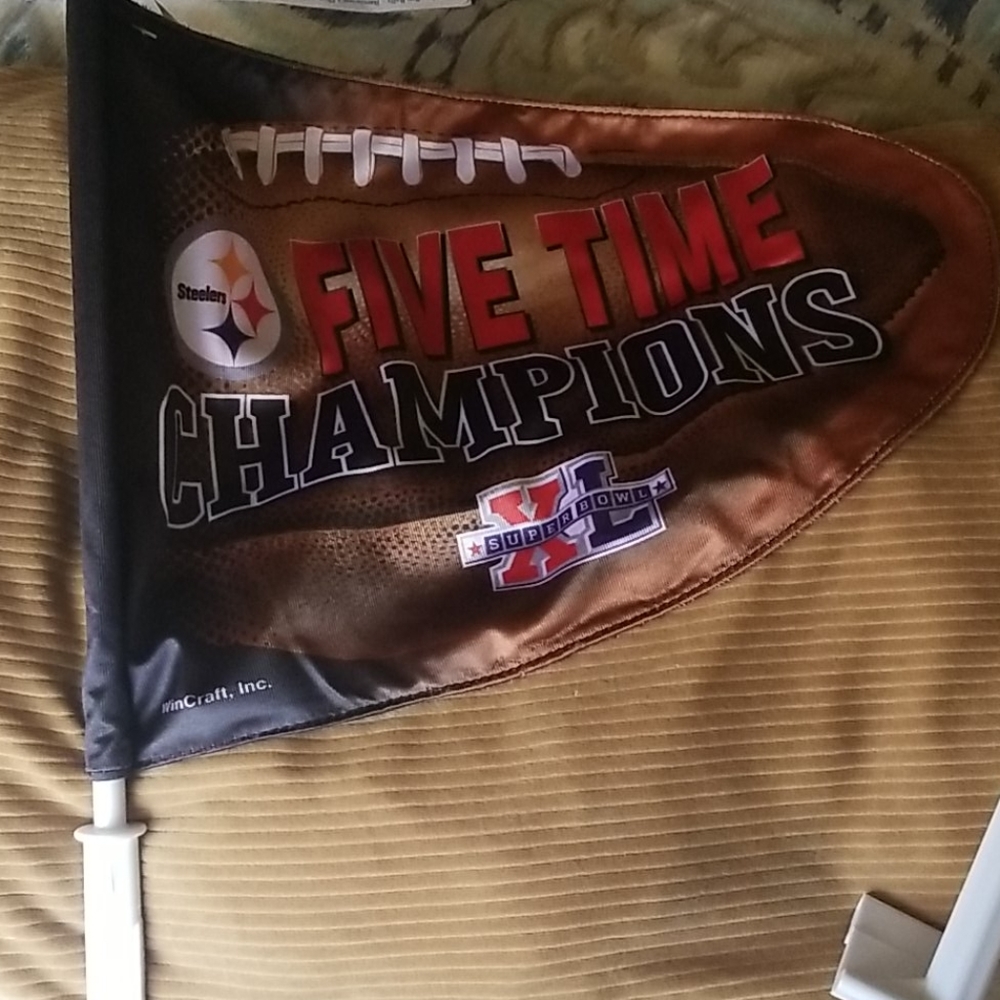 Steelers Super Bowl flag